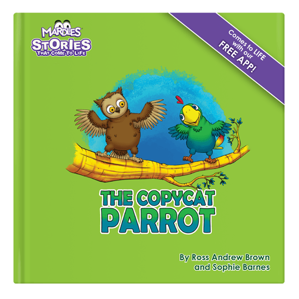 The copycat parrot augmented reality story book